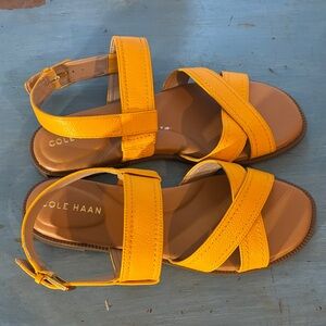 Cole Haan Women's Bright Yellow Sandals